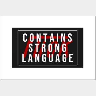 Contains Strong Language Posters and Art